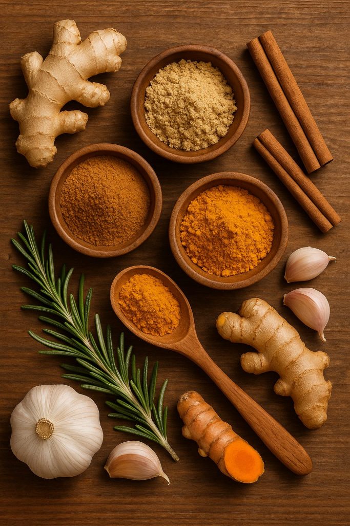 5 Épices Anti-Inflammatoires pour Femmes