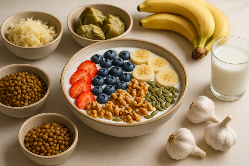 8 Aliments pour un Microbiote Sain