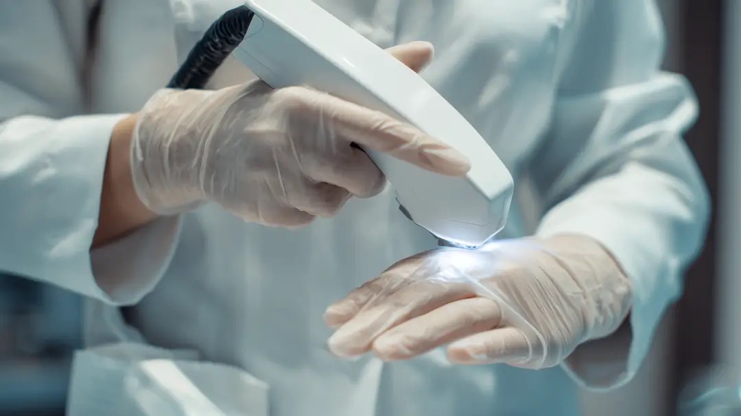 Séance d'épilation laser définitive réalisée par un praticien, EpilClinic Paris 17