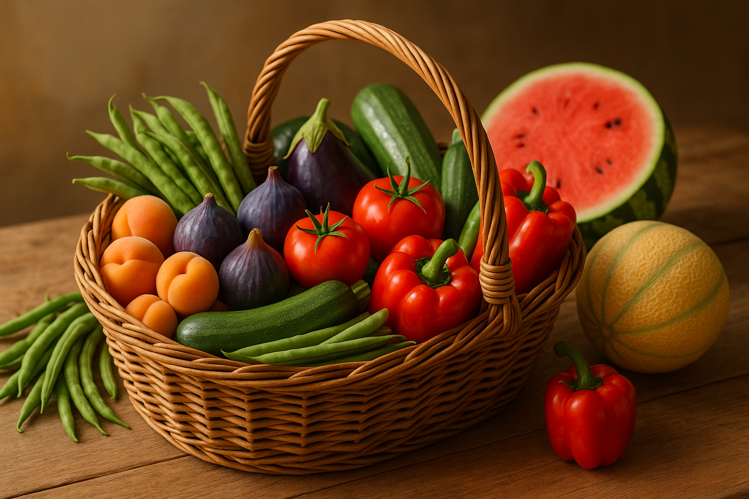 Fruits et légumes d’août : bienfaits et conseils