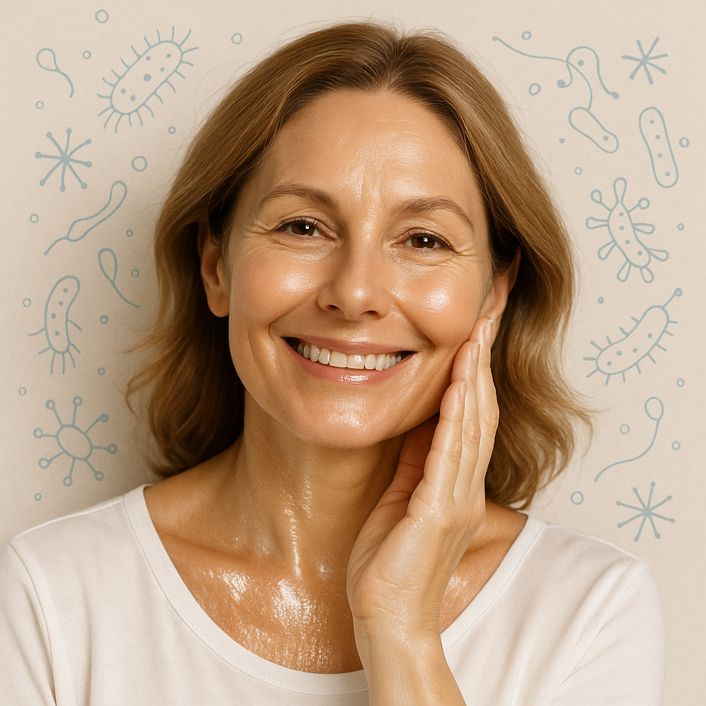 Microbiote cutané : secret d’une peau saine après 35 ans
