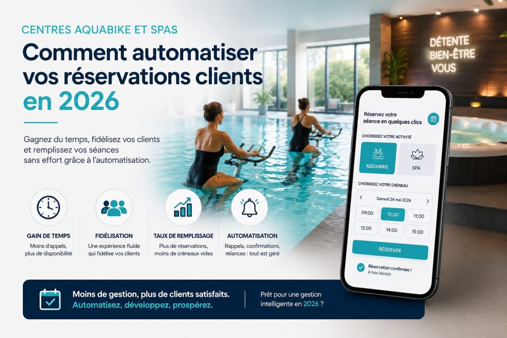 Automatiser les réservations d'un centre bien-être en 2026